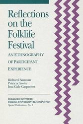 Cover Art for 9781879407022, Reflections on the Folklife Festival by Richard Bauman
