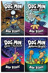 Cover Art for B08Y68ZGSK, NEW SET! Dog Man 4 Books Collection: Dog Man #7 - Dog Man #10 by Dav Pilkey