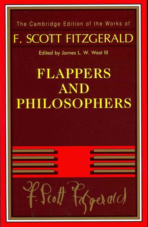 Cover Art for 9780521170437, Flappers and Philosophers by F. Scott Fitzgerald