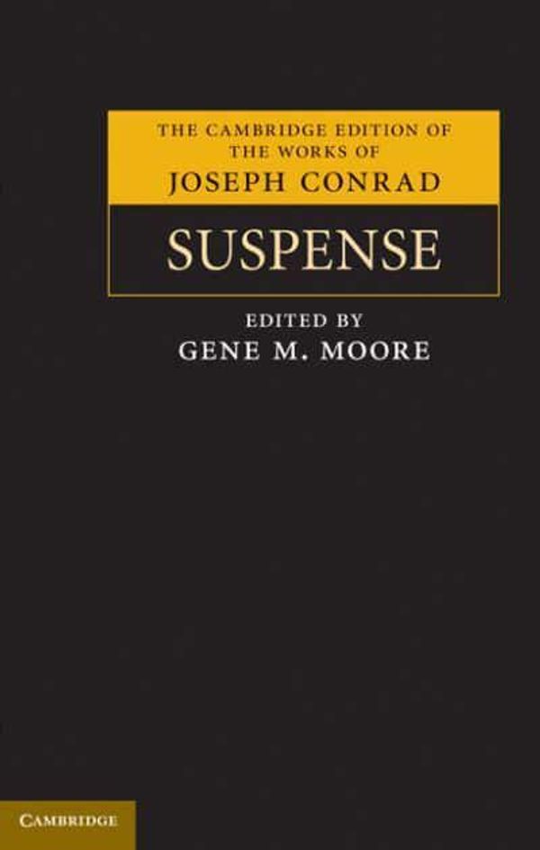 Cover Art for 9780521823531, Suspense by Joseph Conrad