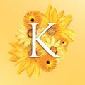 Cover Art for 9781699034576, K: Modern, stylish, decorative and simple floral capital letter monogram ruled notebook, pretty, cute and suitable for all: men, women, girls & boys. ... learning. 100 lined pages 6 x 9 handy size. by Tim Bird