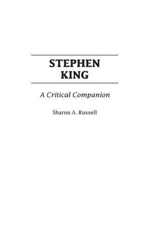 Cover Art for 9780313294174, Stephen King by Sharon A. Russell