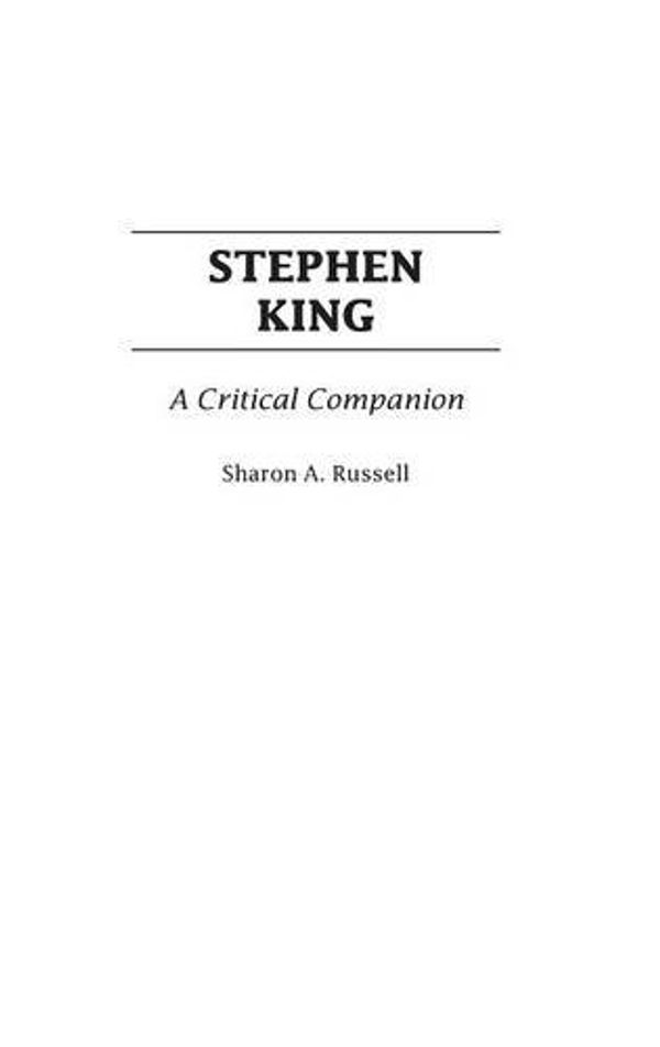 Cover Art for 9780313294174, Stephen King by Sharon A. Russell