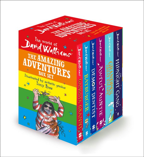 Cover Art for 9780008460990, The World of David Walliams: The Amazing Adventures Box Set by David Walliams
