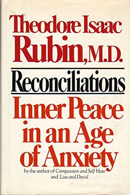 Cover Art for 9780670590827, Reconciliations by Theodore Isaac Rubin