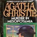 Cover Art for 9780816145676, Murder in Mesopotamia by Agatha Christie