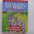 Cover Art for B002YESY76, Boundaries in Marriage by Dr. Henry Cloud