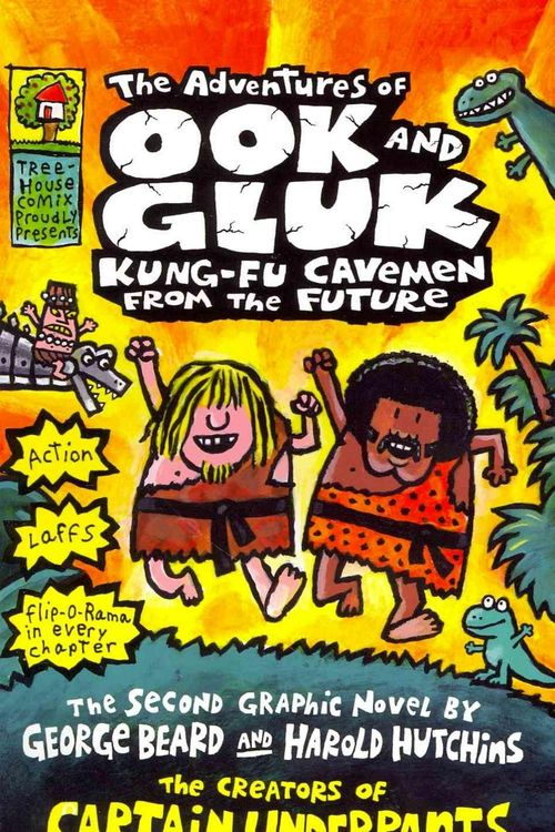 Cover Art for 9781407124018, The Adventures of Ook and Gluk: Kung-fu Cavemen from the Future by Dav Pilkey