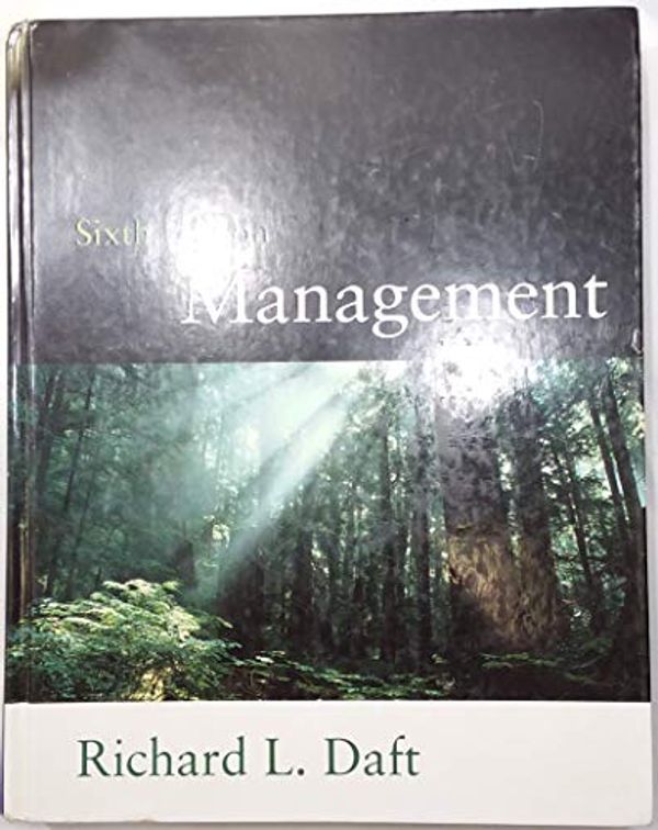 Cover Art for 9780030351389, Management by Richard L. Daft