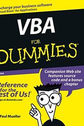 Cover Art for 9780764539893, VBA for Dummies by John Paul Mueller