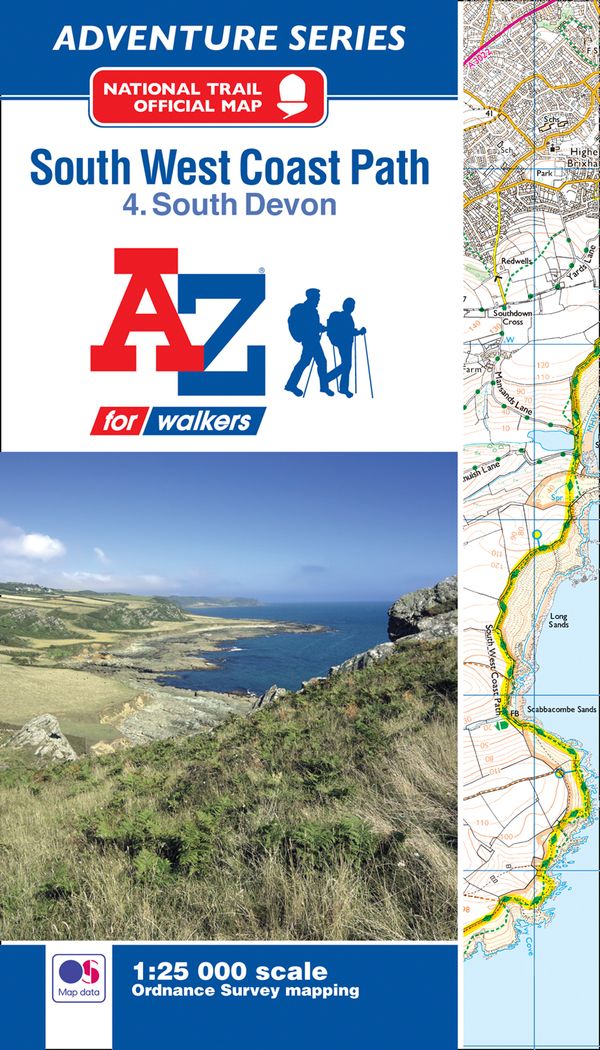 Cover Art for 9781782571551, SW Coast Path South Devon Adventure Atlas: 2 by Geographers' A-Z Map Co Ltd