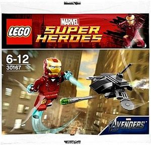 Cover Art for 0673419193986, Iron Man vs. Fighting Drone Set 30167 by LEGO