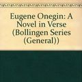 Cover Art for 9780691097442, Eugene Onegin by Aleksandr Sergeevich Pushkin