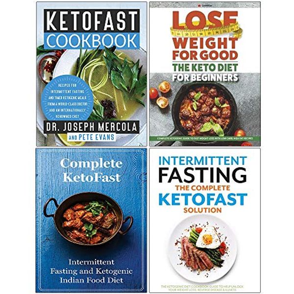 Cover Art for 9789123853724, Ketofast Cookbook [Hardcover], Keto Diet For Beginners, Complete Ketofast, Intermittent Fasting the Complete Ketofast Solution 4 Books Collection Set by Dr. Joseph Mercola, Pete Evans, Iota