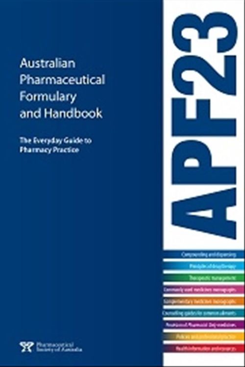 Cover Art for 9780987455048, Australian Pharmaceutical Formulary and Handbook by Sansom Lloyd