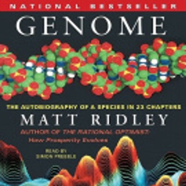 Cover Art for 9780062073112, Genome by Matt Ridley, Simon Prebble, Matt Ridley