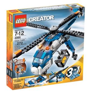 Cover Art for 0673419102827, Cargo Copter Set 4995 by Lego