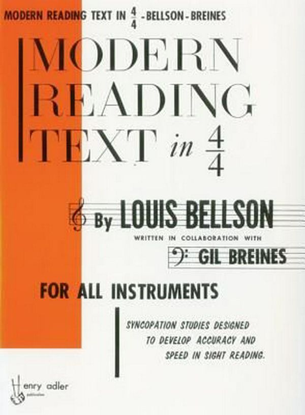 Cover Art for 9780769233772, Modern Reading Text in 4/4 by Louis Bellson