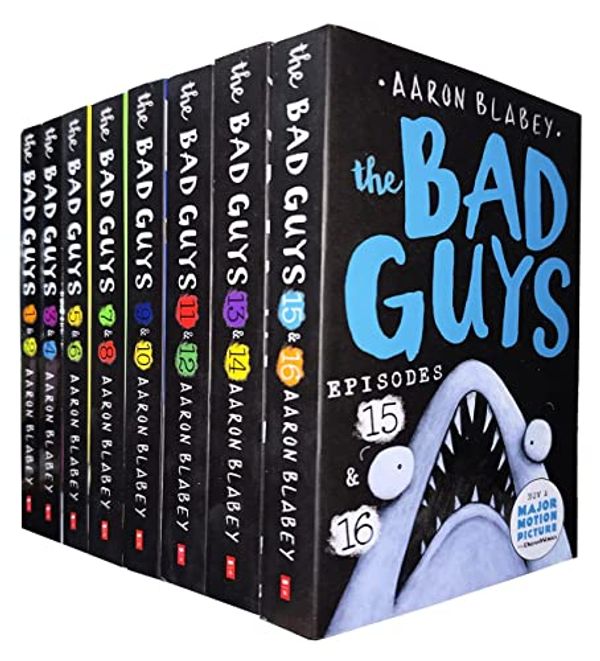 Cover Art for 9789124224479, The Bad Guys Episodes 1-16 Collection 8 Books Set by Aaron Blabey by Aaron Blabey