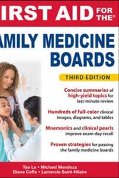 Cover Art for 9781259835018, First Aid for the Family Medicine Boards, Third Edition by Tao Le