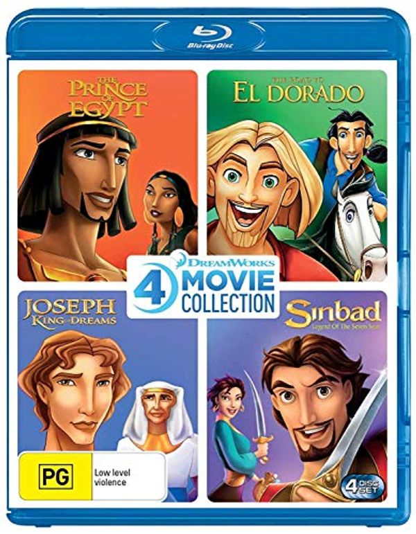 Cover Art for 9317731162404, Dreamworks 4 Film Collection (The Prince of Egypt/Road to El Dorado/Joseph King of Dreams/Sinbad Legend of the Seven Seas) by Unknown