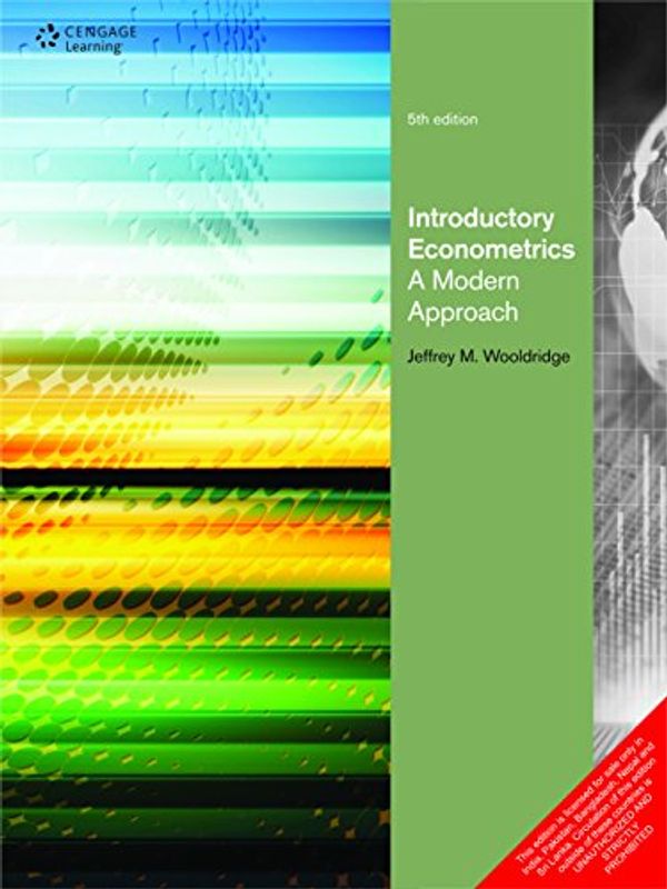 Cover Art for 9788131524657, Introductory Econometrics A Modern Approach by Jeffrey M. Wooldridge