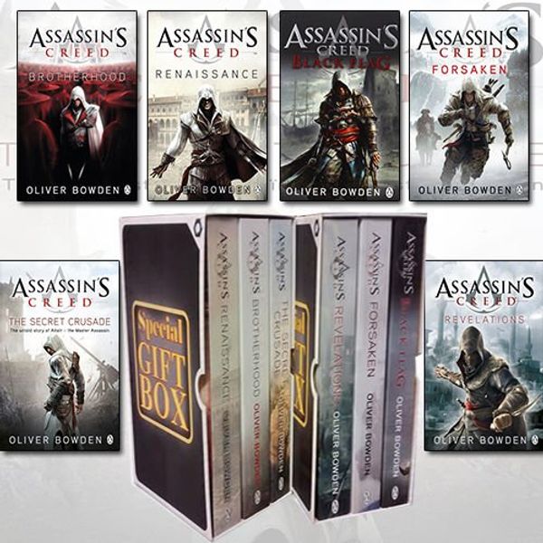 Assassins Creed Series Oliver Bowden Collection 2 Box Set T Wrapped Specially For You Black