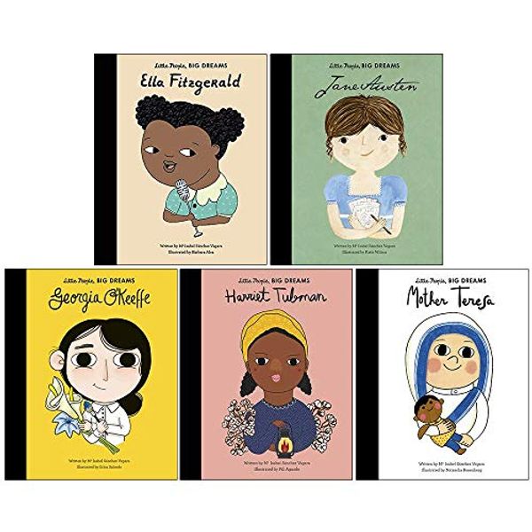 Cover Art for 9789123984480, Little People Big Dreams Series 3 Collection Books Set Book 11 To 15 (Ella Fitzgerald, Jane Austen, Georgia O'Keeffe, Harriet Tubman, Mother Teresa) by Maria Isabel Sanchez Vegara