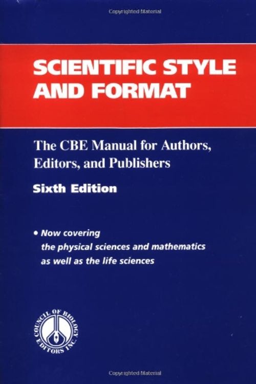 Cover Art for 9780521471541, Scientific Style and Format by Edward J. Huth