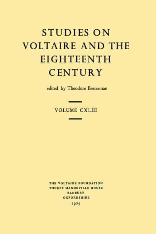 Cover Art for 9780729402101, Voltaire Collectaneous 1975 (Studies on Voltaire) by T.M. Carr