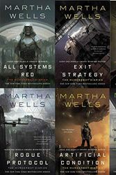 Cover Art for B084RK3H77, The Murderbot Diaries Collection 6 hardcover book set (All Systems Red, Artificial Condition, Rogue Protocol, Exit Strategy,Network Effect, Fugitive Telemetry) by Wells Martha