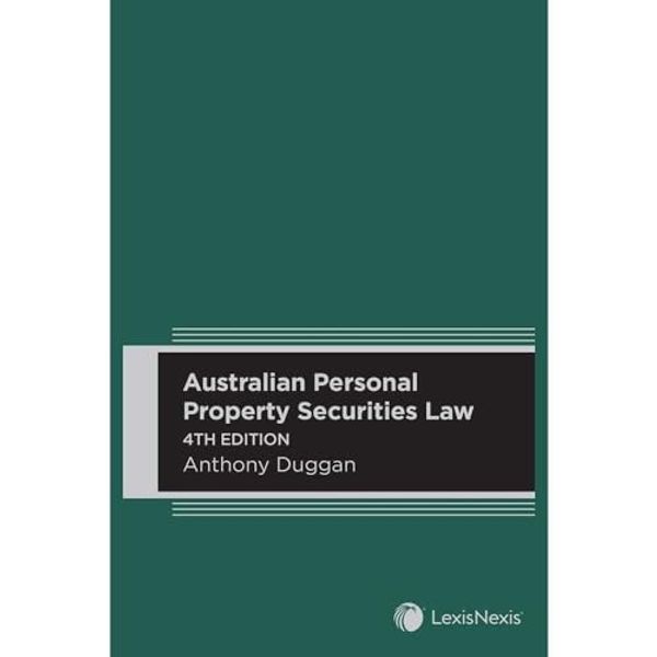 Cover Art for 9780409360486, Australian Personal Property Securities Law, 4th edition (Paperback) by Na