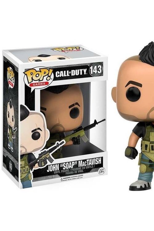 Cover Art for 0889698118491, John 'Soap' MacTavish (Call of Duty) Funko Pop! Vinyl Figure by Funko