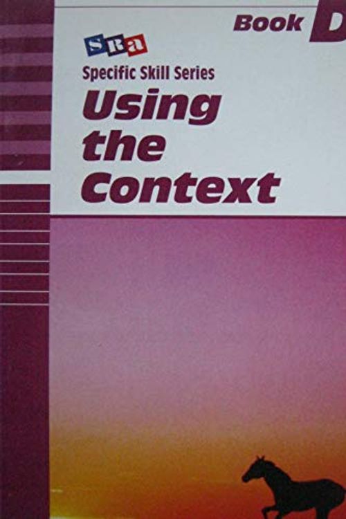 Cover Art for 9780026879446, SRA Specific Skills Series: Using the Context Book D by Richard Boning