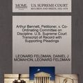 Cover Art for 9781270531548, Arthur Bennett, Petitioner, V. Co-Ordinating Committee on Discipline. U.S. Supreme Court Transcript of Record with Supporting Pleadings by Leonard Feldman