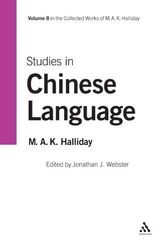 Cover Art for B01JXTZB0C, Studies in Chinese Language: Volume 8 (Collected Works of M.A.K. Halliday) by M.A.K. Halliday (2009-03-01) by M.a.k. Halliday;Jonathan J. Webster