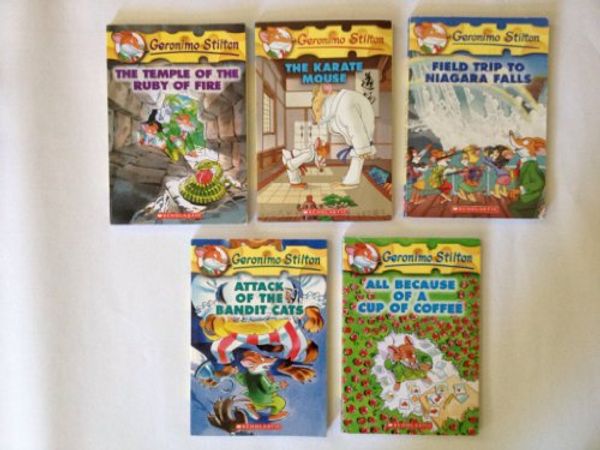 Cover Art for B008D5HDM2, Geronimo Stilton 5 Book Box Set: Field Trip to Niagara Falls, The Karate Mouse, The Temple of the Ruby of Fire, All Because of a Cup of Coffee, Attack of the Bandit Cats by Geronimo Stilton, Edizioni Piemme