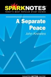 Cover Art for 9781586633707, A Separate Peace (SparkNotes Literature Guide) by John Knowles