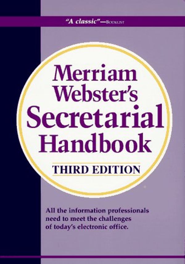 Cover Art for 9780877792369, Merriam-Webster's Secretarial Handbook by Merriam-Webster