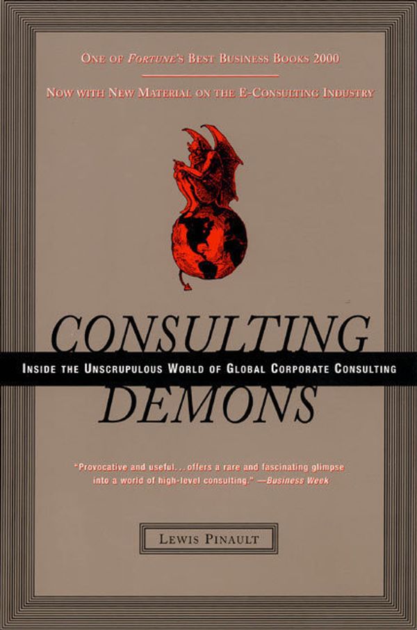 Cover Art for 9780066619989, Consulting Demons by Lewis Pinault