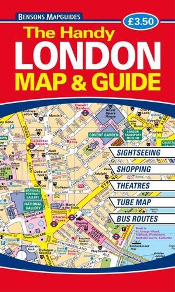 Cover Art for 9781898929444, The Handy London Map and Guide by Bensons MapGuides