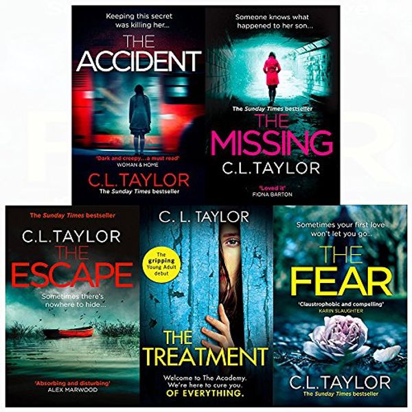 Cover Art for 9789123692767, C l taylor fear,treatment,escape,accident,missing 5 books collection set by C.l. Taylor