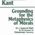 Cover Art for 9780872201675, Grounding for the Metaphysics of Morals by Immanuel Kant