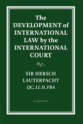 Cover Art for 9780521158404, The Development of International Law by the International Court by Hersch Lauterpacht