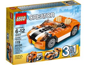 Cover Art for 5702015120876, Sunset Speeder Set 31017 by Lego