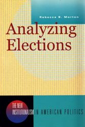 Cover Art for 9780393978292, Analyzing Elections by Rebecca B. Morton