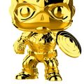 Cover Art for 0889698335157, Funko POP! Marvel Studios The First Ten Years #377 Captain America (Gold Chrome) by FUNKO