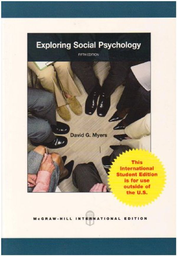 Cover Art for 9780071280426, Exploring Social Psychology by David G Myers
