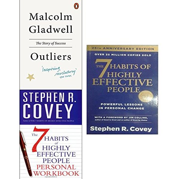 Cover Art for 9789123675517, Outliers the story of success and 7 habits of highly effective people personal workbook 3 books collection set by Malcolm Gladwell, Stephen R. Covey