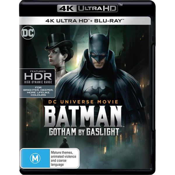 Cover Art for 9398700035653, Gotham by Gaslight (4K UHD Blu-ray) by Scott Patterson (Voice Over),Bruce Greenwood (Voice Over),Jennifer Carpenter (Voice Over),Grey DeLisle (Voice Over),Sam Liu